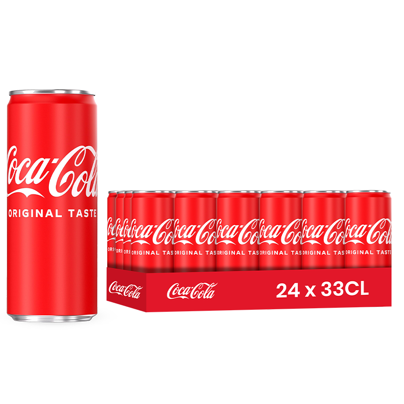 Coca Cola Classique (EU) Pack 24 x 33CL – Canettes Soda Classique