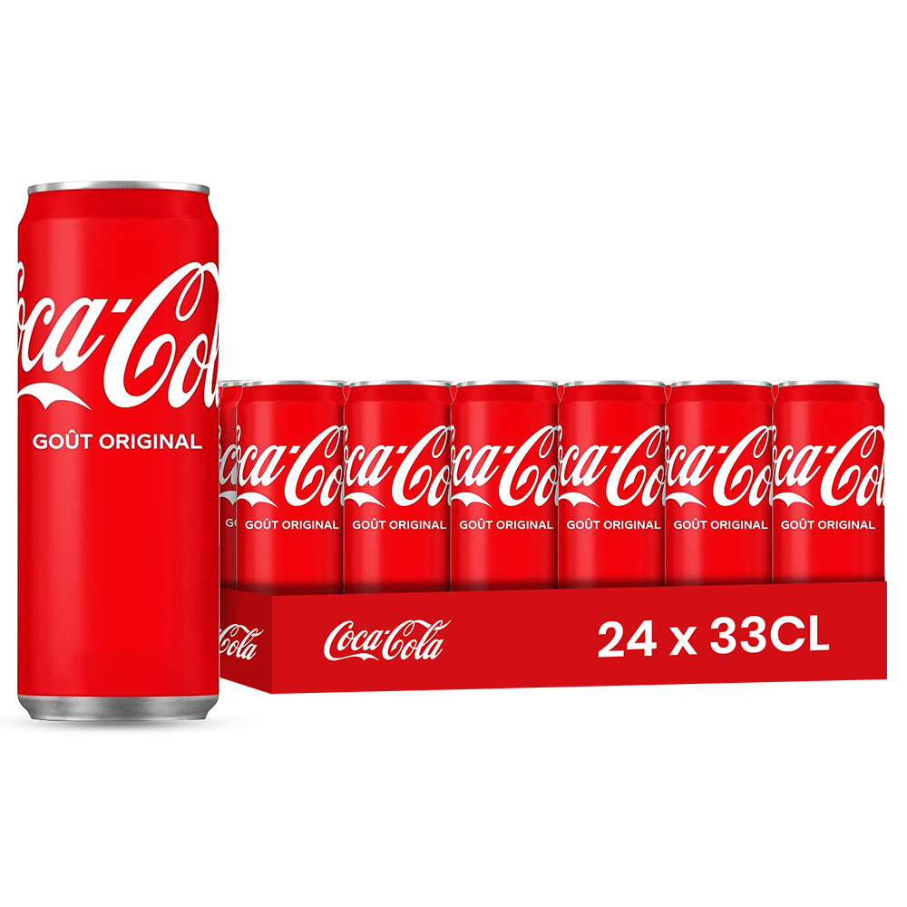 Coca Cola Classique (FR) Pack 24 x 33CL – Canettes Soda Classique